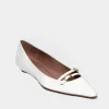 Ballerina Alexandra a punta in vernice latte n1052