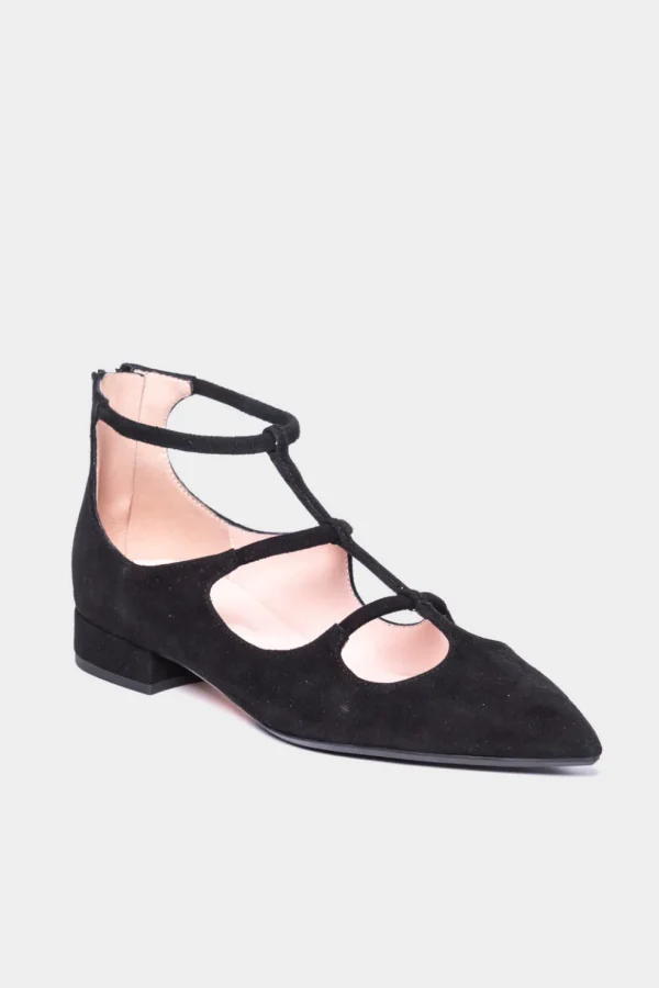 Ballerina Alexandra in camoscio nero 1755