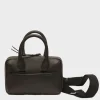 Borsa a mano 10.03.53 in pelle nero mini brief case