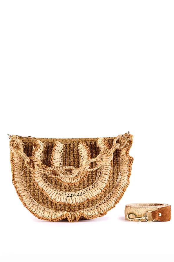 Borsa a mano Viamail Bag beige cancun frill e01