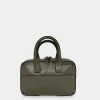 Borsa a mano mini brief case in pelle militare mini brief case