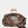 Borsa a tracolla o a mano Collection Privee in pelle marrone g2736