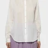 Camicia Forte Forte in cotone e seta bianco 10389bis