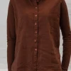 Camicia in maglia Hannon Wessel cinnamon F24343