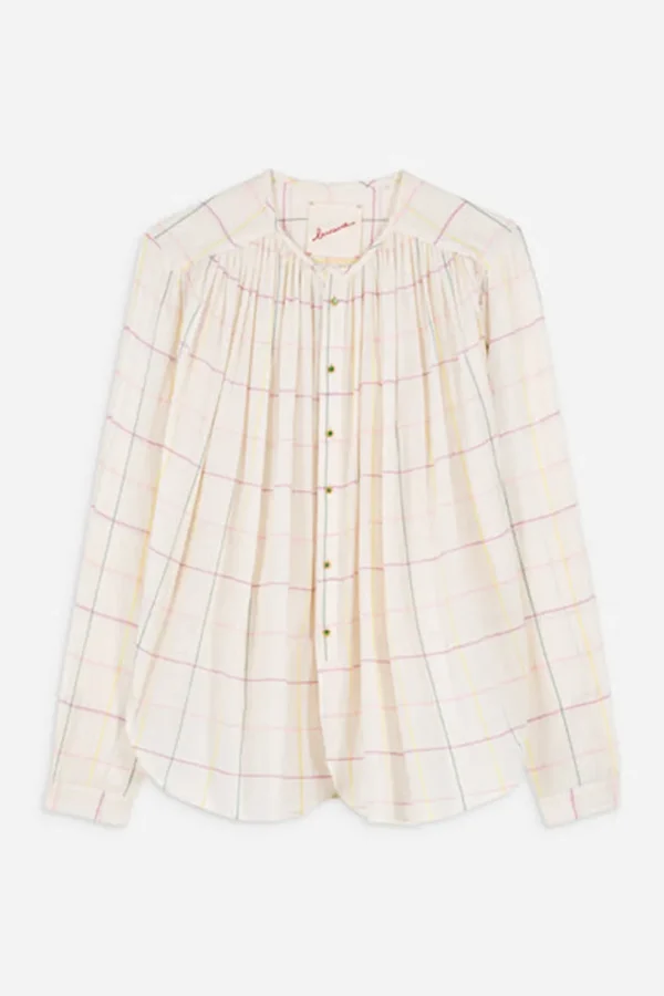 Camicia Laurence Bras in cotone bianco cigar