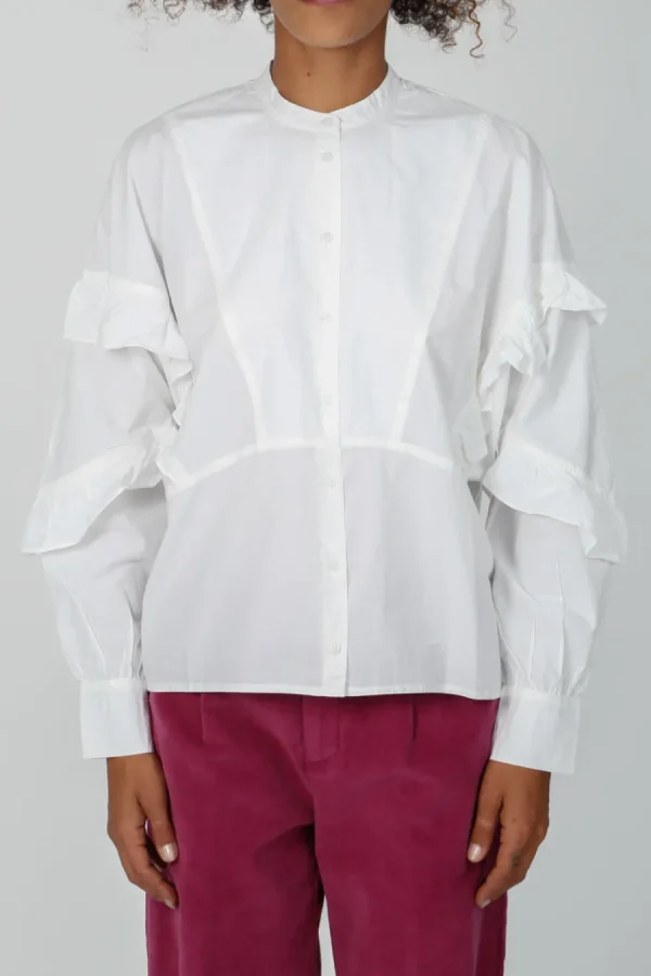 Camicia Roseanna da donna in cotone bianco edgard