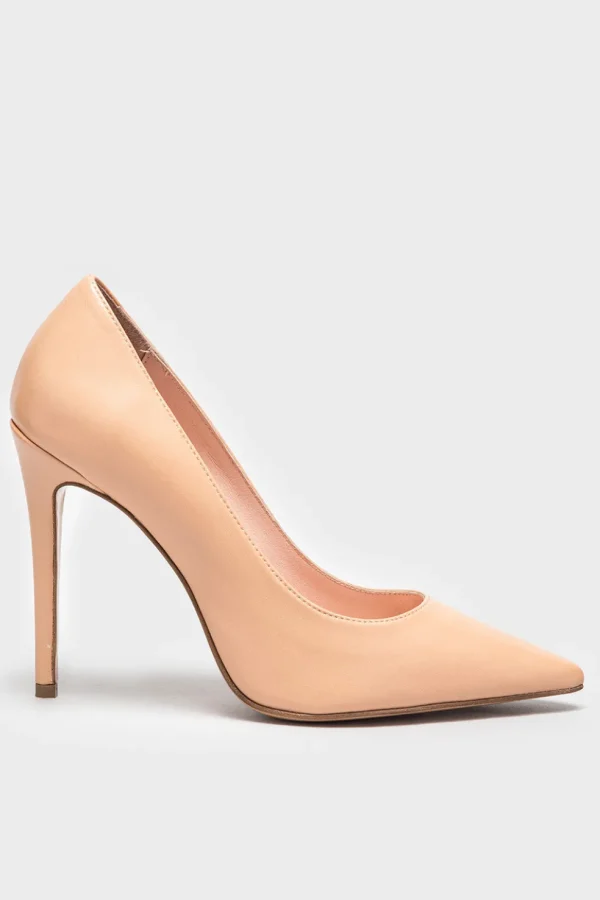 Decollete Alexandra da donna in nappa color nude 1394