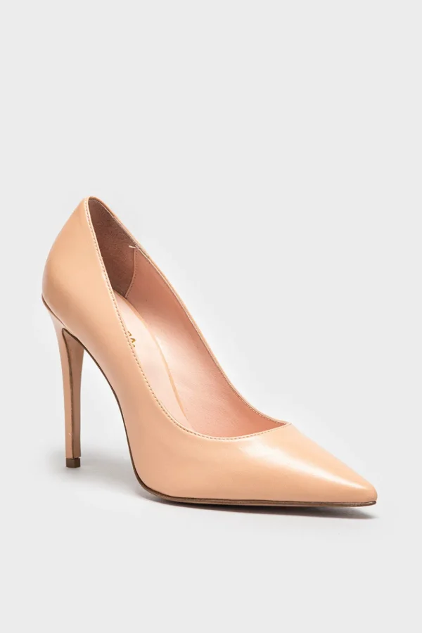 Decollete Alexandra da donna in nappa color nude 1394