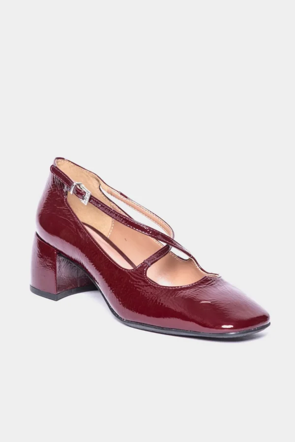 Decollete Alexandra in vernice bordeaux 2195008