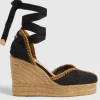 Espadrilles Castaner nero COEUR