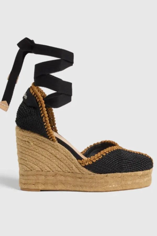 Espadrilles Castaner nero COEUR