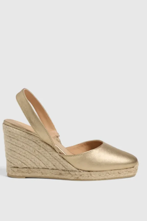 Espadrilles Castaner oro CARISSA