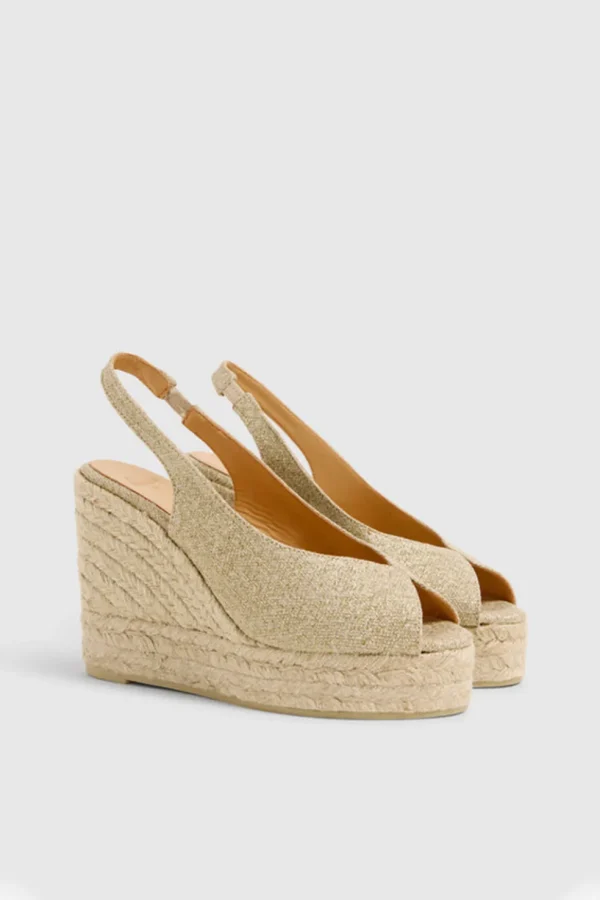 Espadrilles Castaner oro claro BARBARA