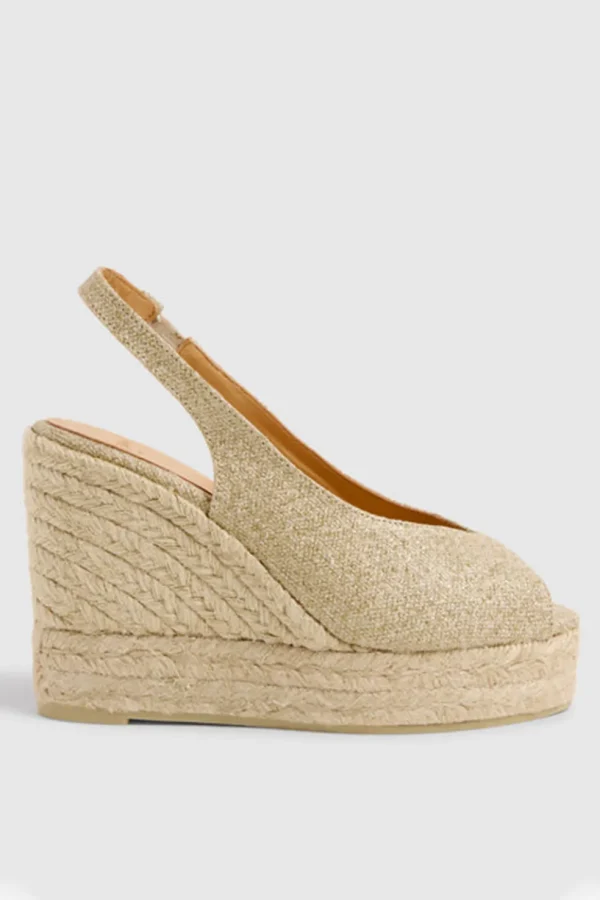 Espadrilles Castaner oro claro BARBARA