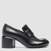 Mocassino Officine Creative in pelle nera ethel 001