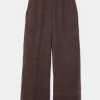 Pantalone Diega in velluto chocolat pantero 9503