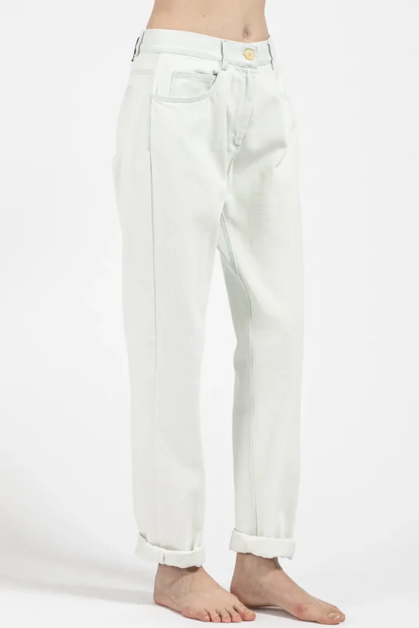 Pantalone Forte Forte in denim color bleach