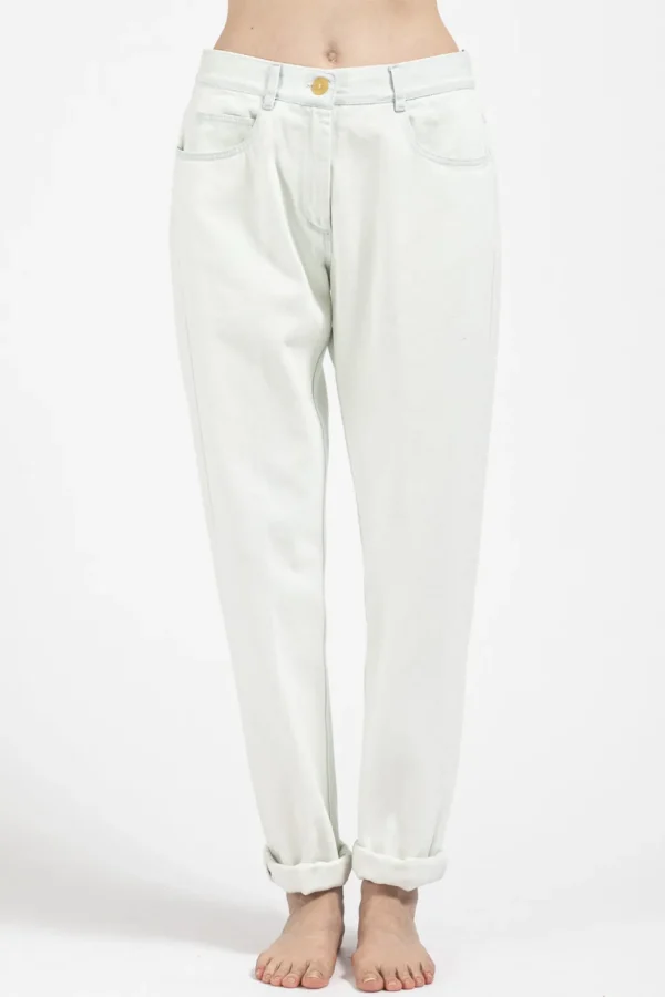 Pantalone Forte Forte in denim color bleach