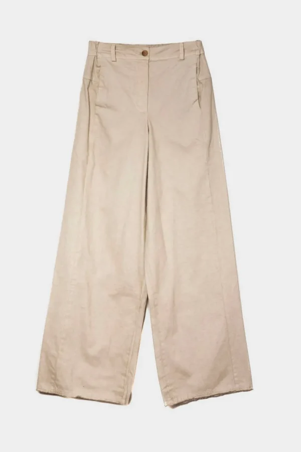 Pantalone Hannon Wessel in cotone sabbia F24341