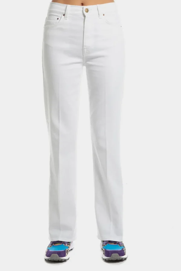 Pantalone Jeans PS bianco kate