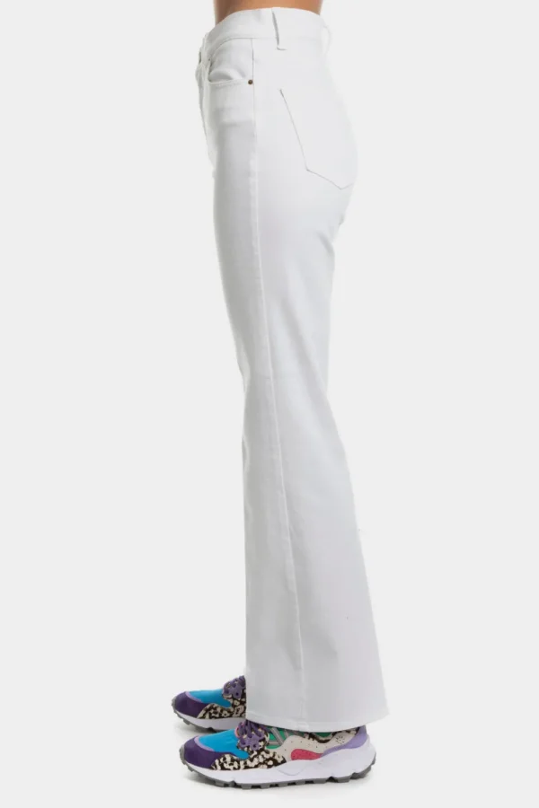 Pantalone Jeans PS bianco kate