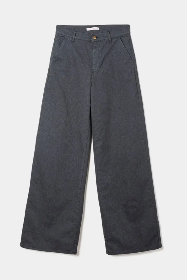 Pantalone PS in denim black Lily dyed