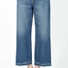 Pantalone True Nyc da donna in jeans color cielo zaira