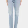 Pantalone True Nyc da donna in jeans lavaggio chiaro ci gingy