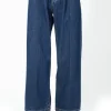 Pantalone True Nyc da donna in jeans blu scuro WELLIS