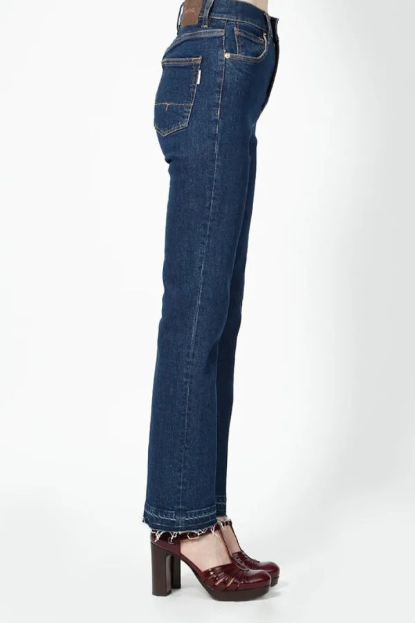 Pantalone True Nyc da donna in jeans blu MANET