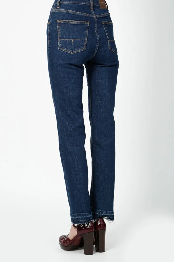 Pantalone True Nyc da donna in jeans blu MANET