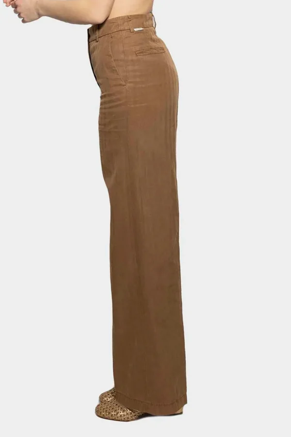 Pantalone True Nyc da donna caramel olly