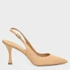 Slingback Alexandra in pelle nude m834