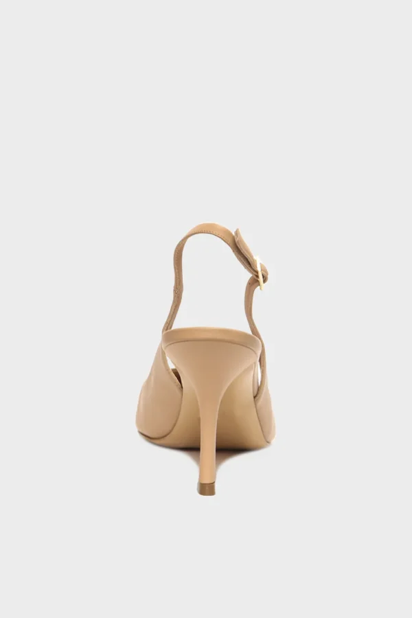 Slingback Alexandra in pelle nude m834