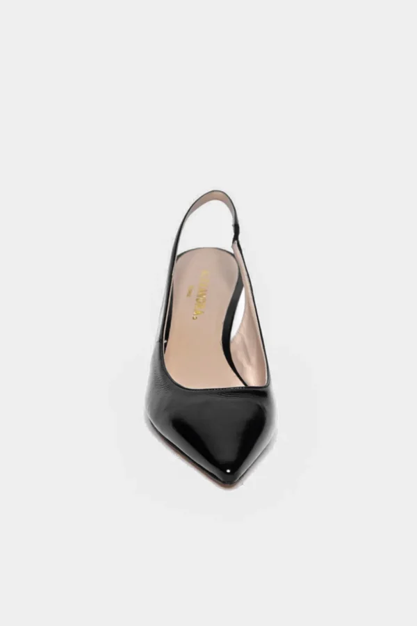 Slingback Alexandra nere m0219