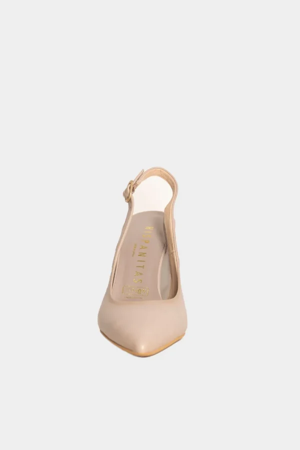 Slingback Hispanitas in pelle beige hv232800