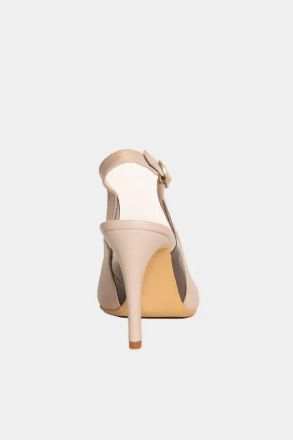 Slingback Hispanitas in pelle beige hv232800