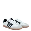 Sneakers Back70 in pelle white black CLOUD