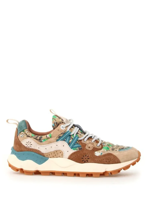 Sneakers Flower Mountain light brown dark brown Yamano 3