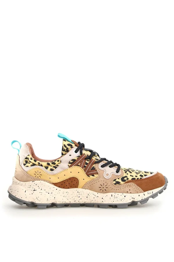 Sneakers Flower Mountain brown taupe leo Yamano 3