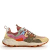 Sneakers Flower Mountain cream taupe militare Yamano 3