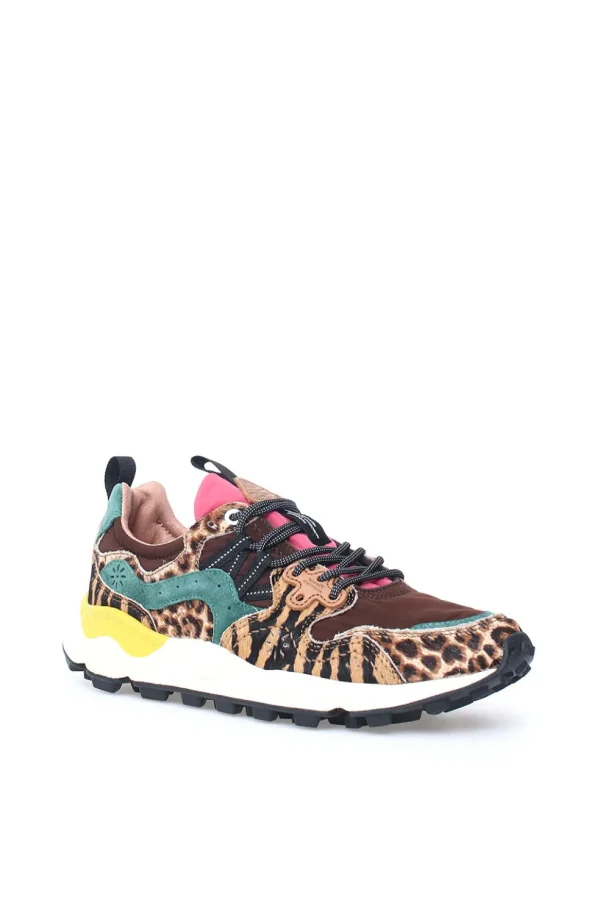 Sneakers Flower Mountain brown multi Yamano 3