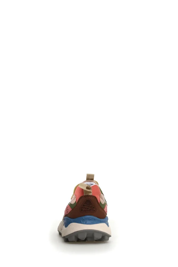 Sneakers Flower Mountain kaiso beige e rose Yamano 3