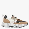 Sneakers Voile Blanche brown black club 105