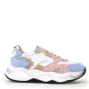 Sneakers Voile Blanche sky blue pink white club119