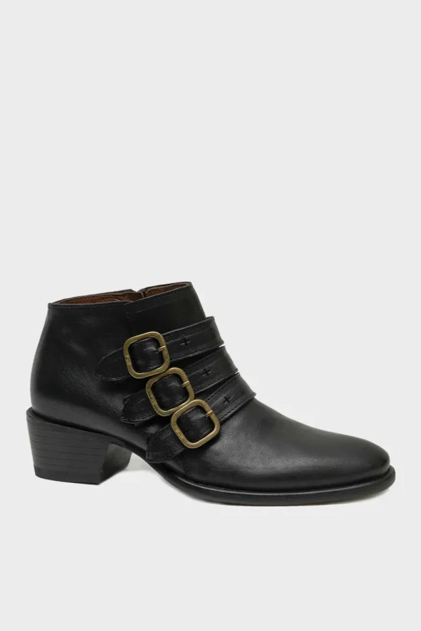 Stivaletto Fiorentini+Baker in pelle con cinturini kemy