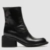 Stivaletto Officine Creative in pelle nera wilds 004