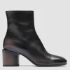 Stivaletto Tronchetto Officine Creative da donna in pelle nera lavinie 001