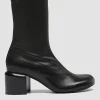 Stivaletto tronchetto Officine Creative in pelle nero ethel/016