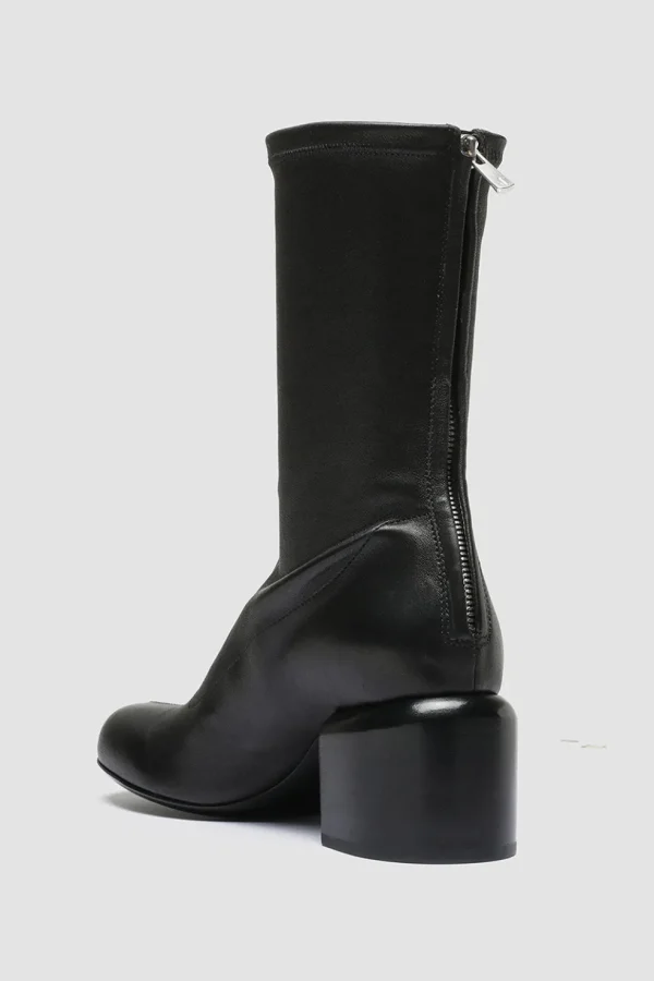 Stivaletto tronchetto Officine Creative in pelle nero ethel/016